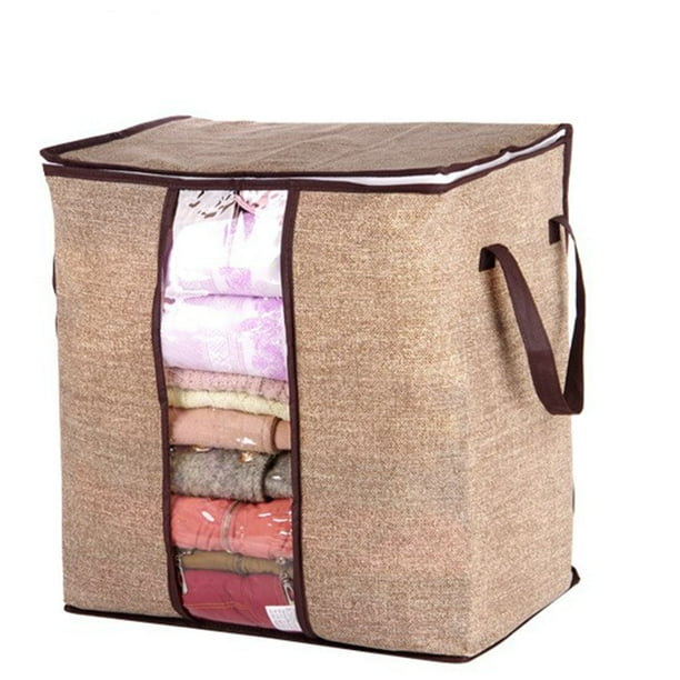 Portable Non-woven Space Saver Storage Bag Clothes Quilt Blanket Organizer Box Portable Non-woven Space Saver Storage Bag Clothes Quilt Blanket Organizer Box